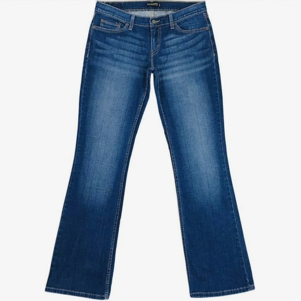 Levi's Too Superlow Boot Cut Jeans | Blue Denim 7